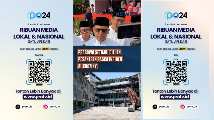Prabowo Setujui Ditjen Pesantren Pasca Insiden Al Khoziny