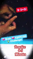 👿Powerful🧠Brain🧠🙇Exercise💪🏼🏋🏼Challenge💥💥