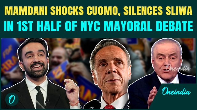 Final NYC Mayoral Debate Part 1| Mamdani TORCHES Cuomo and Sliwa in Fiery NYC Debate Opener | Watch