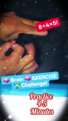 👿Powerful🧠Brain🧠🙇Exercise💪🏼🏋🏼Challenge💥💥