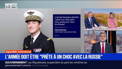 SIGNÉ BFM - L'armée française doit être "prête à un choc avec la Russie", selon le chef d'état-major