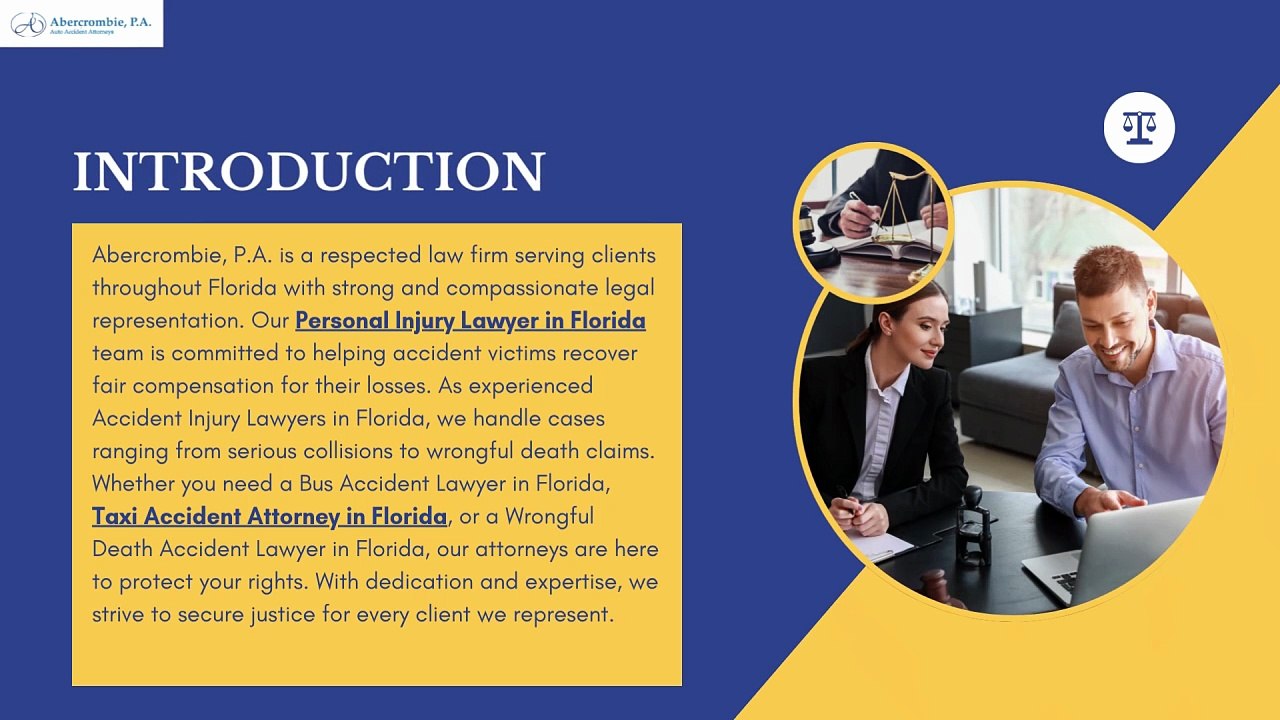 Abercrombie, P.A Florida’s Trusted Injury Lawyers