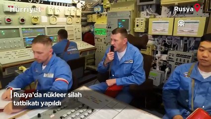 Rusya'da nükleer silah tatbikatı yapıldı