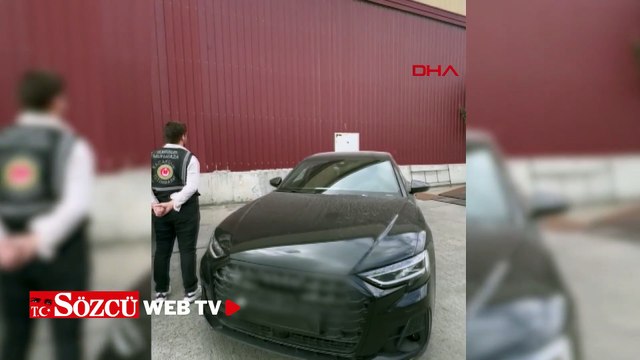 Milyonlarca liralık 10 lüks araca el konuldu