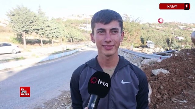 Hatay'da yakın noktaya isabet eden yıldırımla deprem oldu sandı