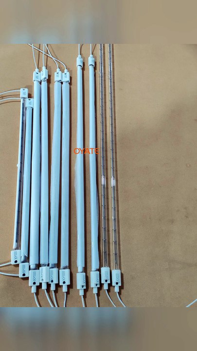 Infrared Heater For Pet Blowing 598mm 400v 2500w Ir Quartz Heating Tube Halogen Infrared Heater