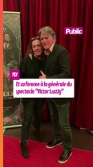 Tex et sa femme lors de la Générale à Bobino du spectacle "Victor Lustig : l'homme qui vendit la Tour Eiffel"