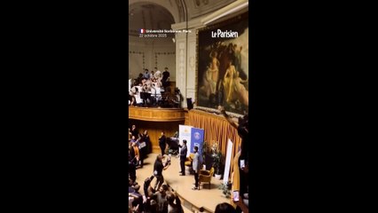 La Sorbonne chante pour le président du PSG