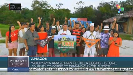 BRAZIL | Amazonian flotilla begins journey demanding climate justice