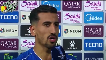 صحبت‌های حردانی بعد از بازی استقلال و الوحدات اردن