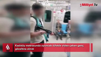 İstanbul'da metroda 'tüfek' paniği! 17 yaşındaki çocuk 'şaka' dedi, ortalık karıştı