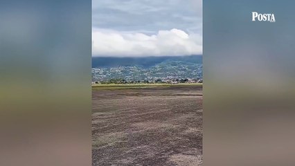 Venezuela’da kalkış dehşete dönüştü! Uçak piste çakıldı