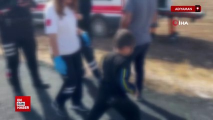 Adıyaman'da 5 yaşındaki çocuğunun gözleri önünde madde krizine girdi