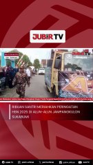 Ribuan Santri Meriahkan Peringatan HSN 2025 di Alun-Alun Jampangkulon Sukabumi