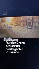 Russian Drone Strike Hits Kindergarten in Ukraine