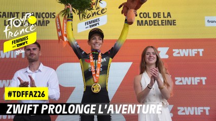 Zwift prolonge le Partenariat avec le Tour de France Femmes