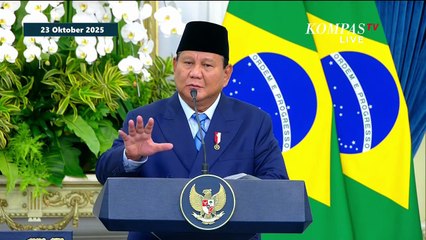 [FULL] Pecah Tawa! Canda Prabowo ke Presiden Lula Da Silva: Kalau Diizinkan oleh Ibu Negara Brasil