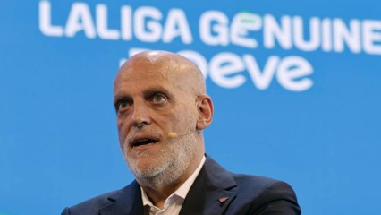 Tebas: "El partido de Miami no está ni entre los 10 objetivos principales de LaLiga"