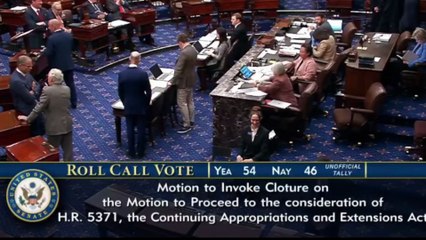 El Senado de EEUU rechaza por 12ª vez la ley que acabaría con el cierre gubernamental