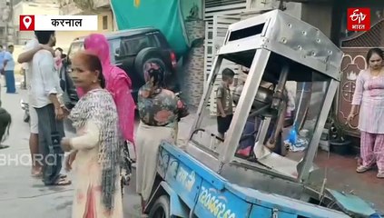 करनाल में नाइट्रोजन सिलेंडर ब्लास्ट: खिड़कियों और दरवाजों को शीशे टूटे, CCTV में कैद घटना