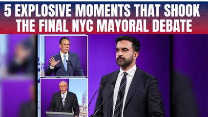 Final NYC Mayoral Debate 5 Most EXPLOSIVE Moments|Mamdani Vs Cuomo Vs Sliwa Turns Heated On LIVE TV