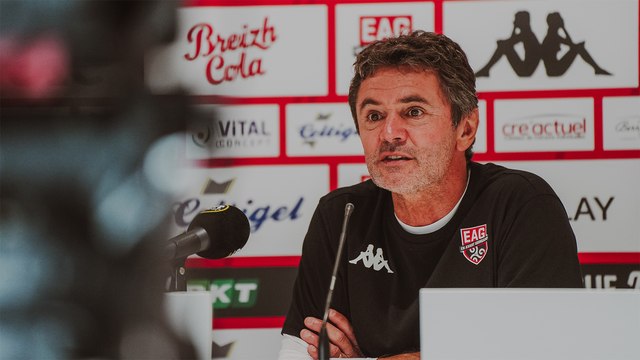 EAG – Clermont : le point presse de Sylvain Ripoll