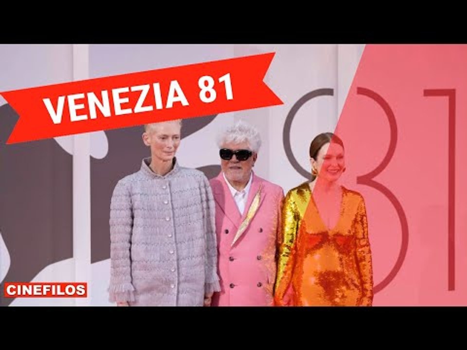 Tilda Swinton, Julianne Moore e Pedro Almodovar a Venezia 81