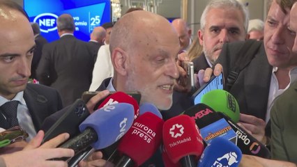 Tebas: “Oigo a Courtois y es igual que José Ángel Sánchez”