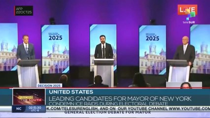UNITED STATES | Leading candidates of New York condemn ice raids in electoral debate