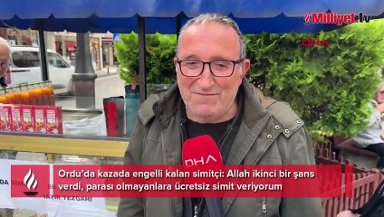 Engelli simitçiden yürek ısıtan iyilik: 'Parası olana da olmayana da simit veriyorum'