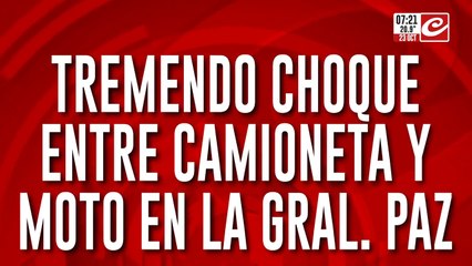 Impresionante choque genera caos de tránsito sobre avenida General Paz