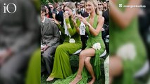 A piedi nudi sull'erba, Bella e Gigi Hadid scalze e in total green al matrimonio della sorella Alana