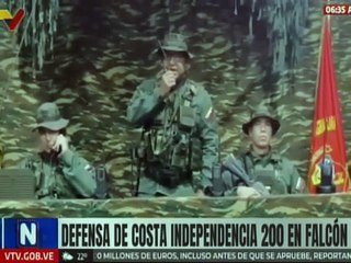 ZODI Falcón activa el Ejercicio de Defensa de Costa Independencia 200 en ofensiva permanente