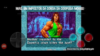 Fatal Fury 3 Bob Wilson vs Bob Wilson clone fala de vitória do Bob Wilson em português