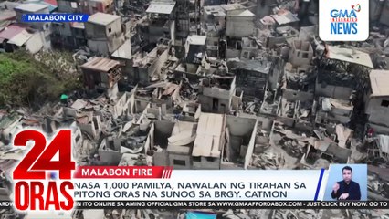 Nasa 1,000 pamilya, nawalan ng tirahan sa pitong oras na sunog sa Brgy. Catmon | 24 Oras