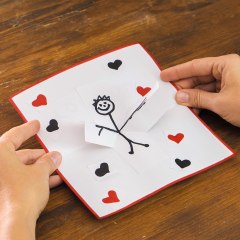 She Turns a Plain Sheet of Paper into a Magical Card 🎴