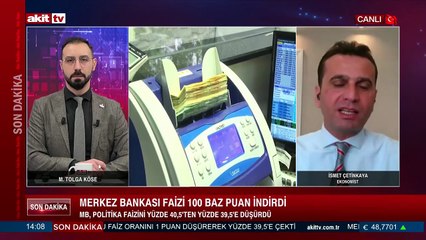 Ekonomist İsmet Çetinkaya MB'nin faiz kararını değerlendirdi