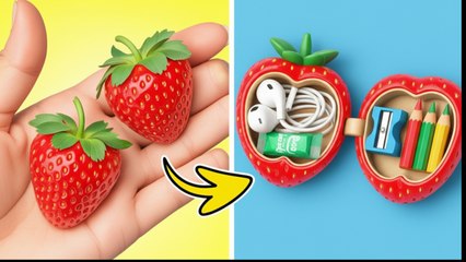 ASTUCES FOLLES POUR FOURNITURES SCOLAIRES ! Cacher de la nourriture à l'école par 123 GO! TRENDS