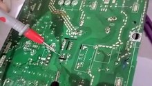 #544 Dc inverter ac pcb Chopper Voltage in out Testing error code E6 E5 E7 E1 inverter pcb training