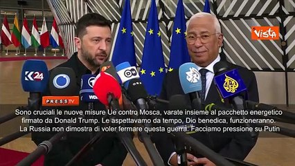 Zelensky al Consiglio Ue: Cruciali nuove sanzioni alla Russia, un cessate il fuoco è possibile