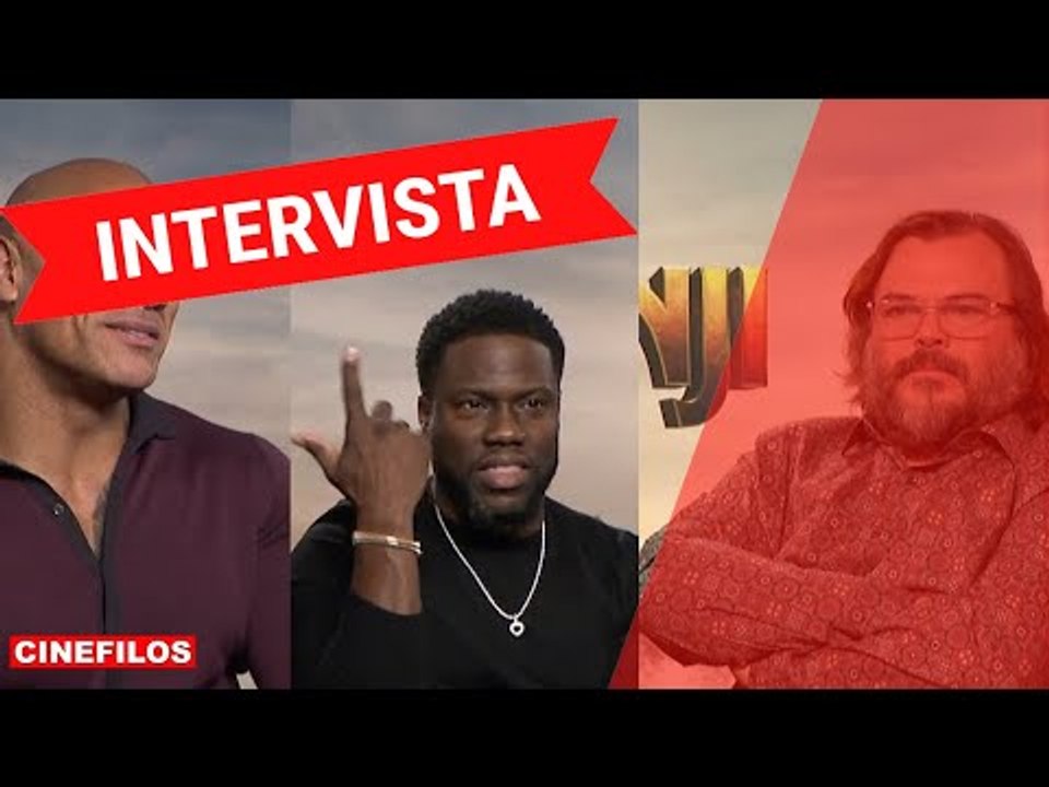 Jumanji: intervista a Dwayne Johnson, Kevin Hart, Karen Gillan e Jack Black
