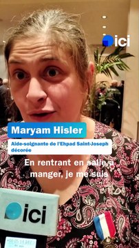 VIDEO remise de médailles après l'incendie d'un Ehpad à Nancy