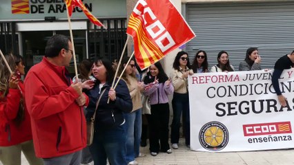 PROTESTA TRABAJADORES CENTROS DE PROTECCION DE MENORES