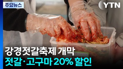 젓갈과 고구마로 물든 가을...강경젓갈축제 개막 / YTN