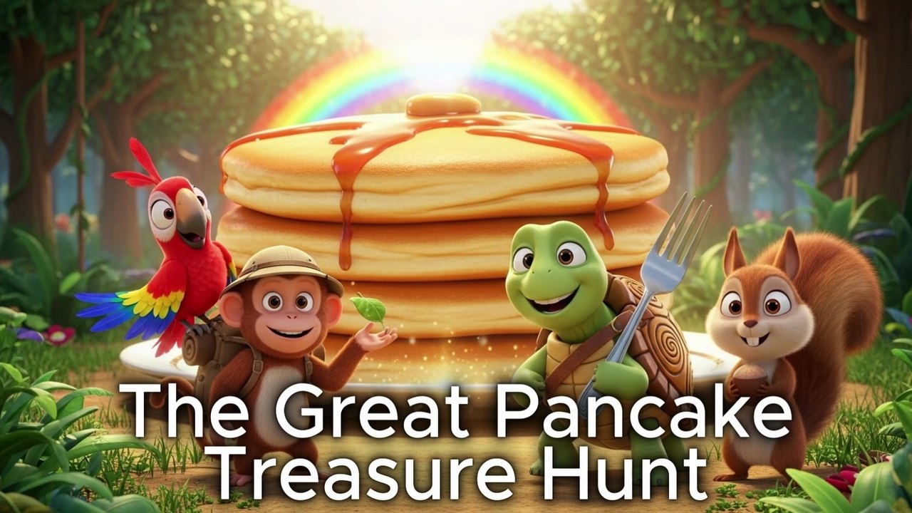 The Great Pancake Treasure Hunt 🥞🐵 | Fun Jungle Adventure Story for the Whole Family