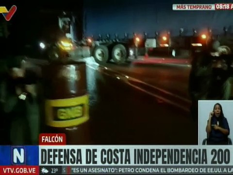 ZODI Falcón despliega Ejercicio de Defensa de Costa Independencia 200