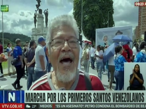 Caraqueños se movilizaron en honor a la canonización de José Gregorio Hernández y Carmen Rendiles