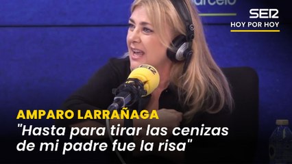 AMPARO LARRAÑAGA cuenta cómo su hermano LUIS MERLO acabó cubierto de las cenizas de su padre: Fue la risa