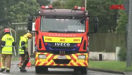 Nuova Zelanda, raffiche di vento causano il blocco dei voli e dei trasporti stradali