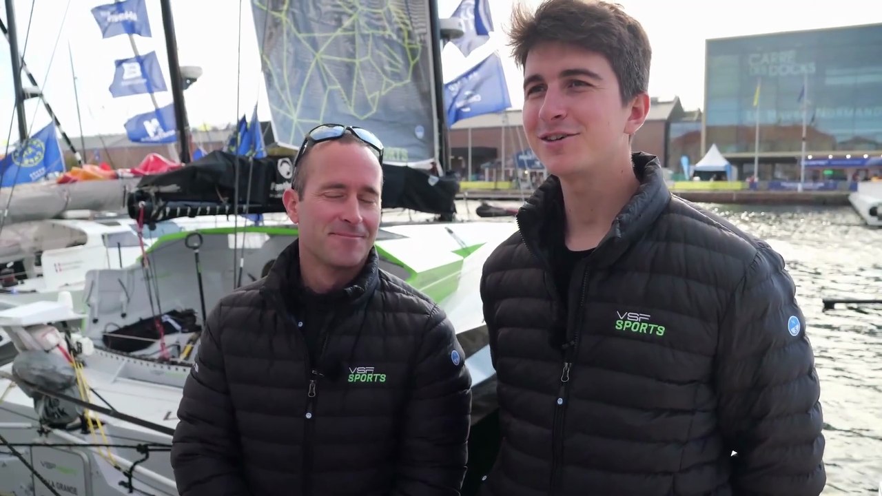 TRANSAT CAFÉ L'OR Le Havre Normandie 2025 - Interview avec Pep Costa & Pablo Santurbe Del Arco I CLASS40 VSF SPORTS